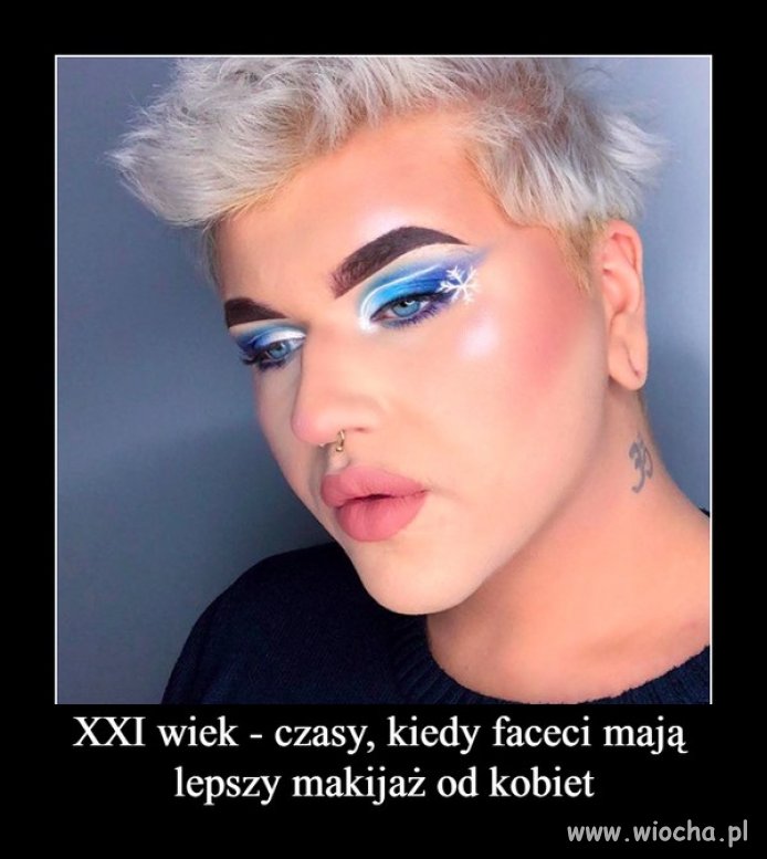 Perfekcyjny płatek śniegu, a jaka kreska...