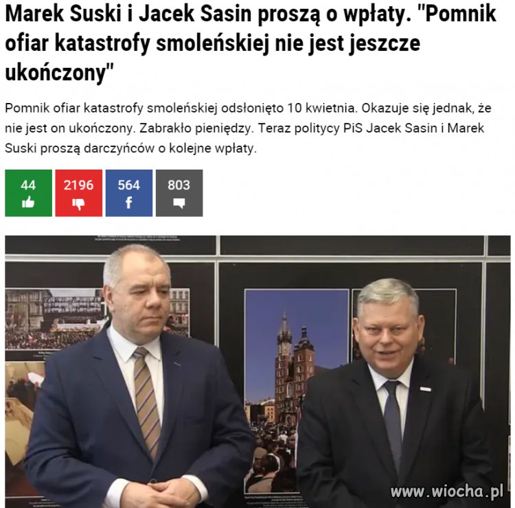 Szczyt obłudy w wykonaniu dojnej zmiany.