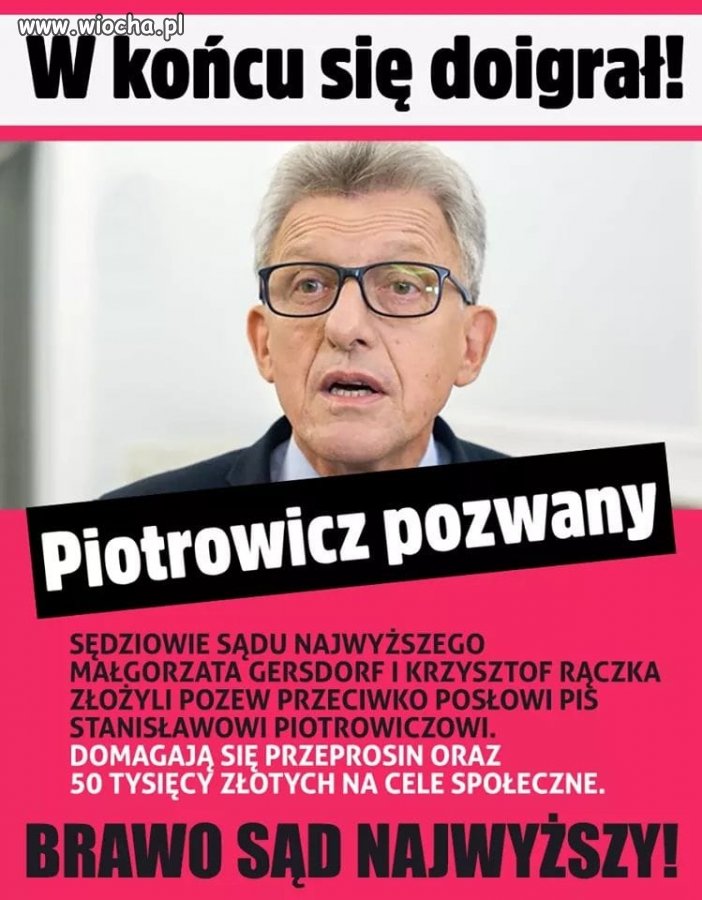 Miejmy nadzieję,że będzie