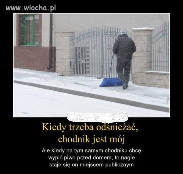 Nadszedł czas odśnieżania 