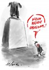 Przed pomnikiem Jankowskiego