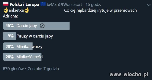 Kolejna ciekawa ankieta z TT
