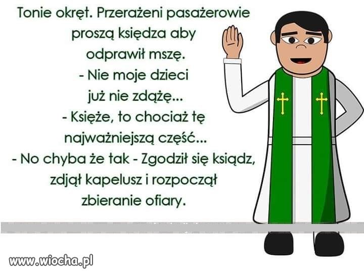 No cóż, w każdym zawodzie mają swoje priorytety