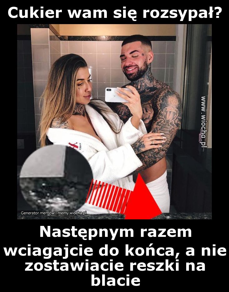 O takie tam heheszki ze sztucznie nadymanego...