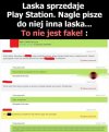 Bo nie chciała oddać za darmo PlayStation