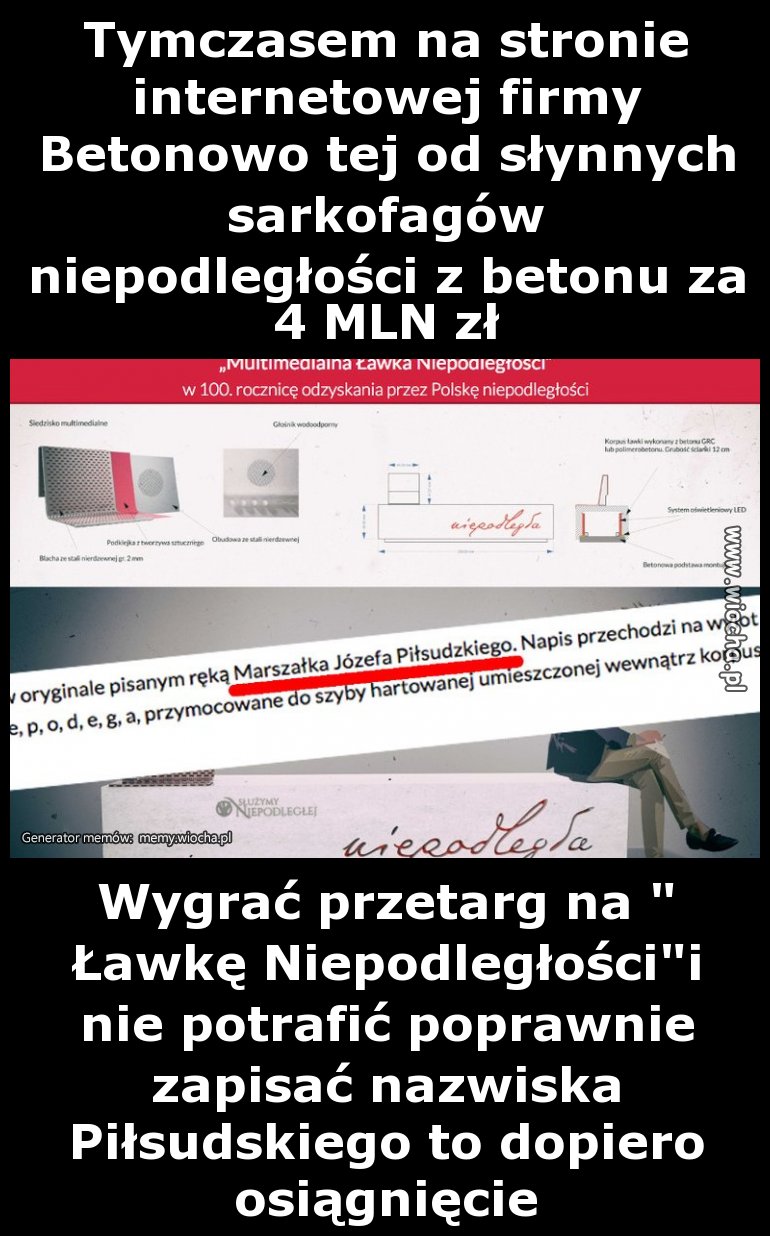 Tymczasem na stronie internetowej firmy Betonowo