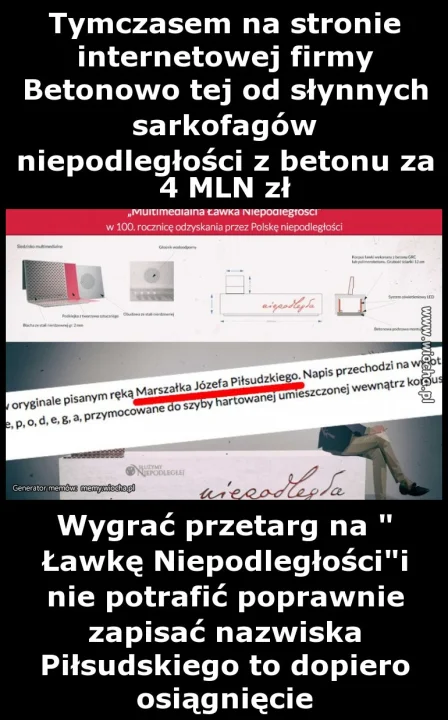 Tymczasem na stronie internetowej firmy Betonowo