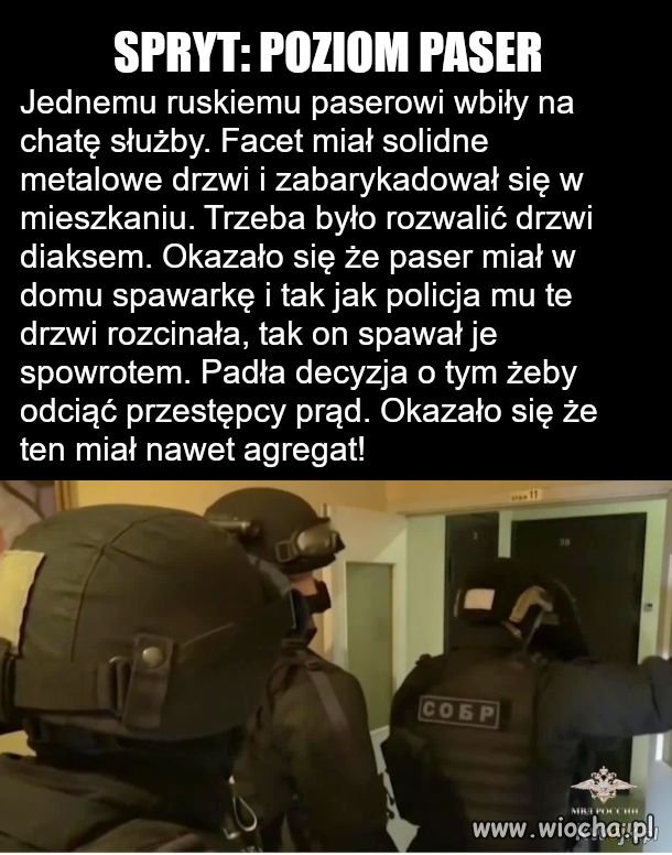 Przygotowany na wszystko