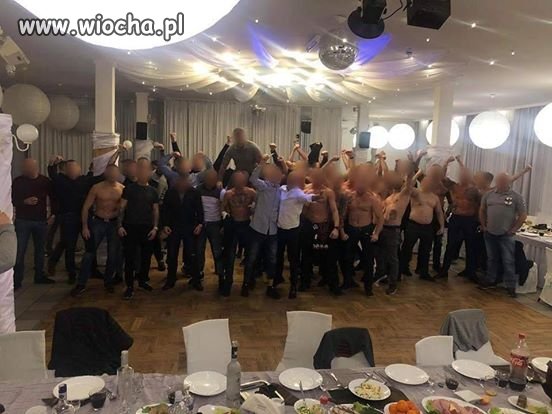 Na kibolskiej wigilii na cześć urodzin małego żyda