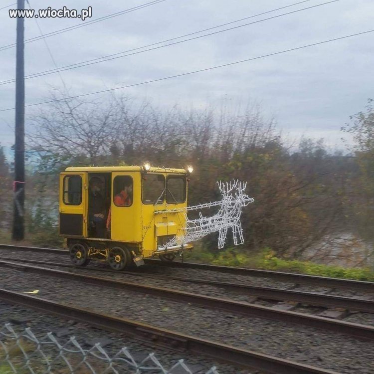 Mikołaj w PKP.