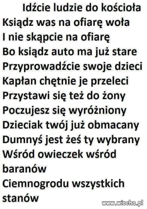 Idźcie ludzie do kościoła