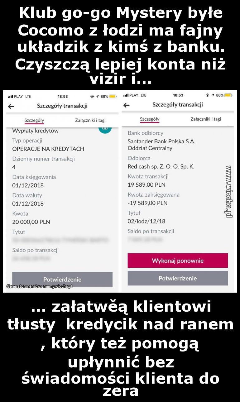 Klub go-go Mystery byłe Cocomo z Łodzi ma fajny