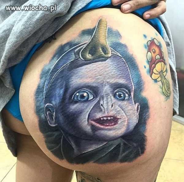 Niesamowity tatuaż.
