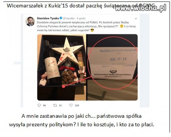 Jednym prezent drugim podwyżkę