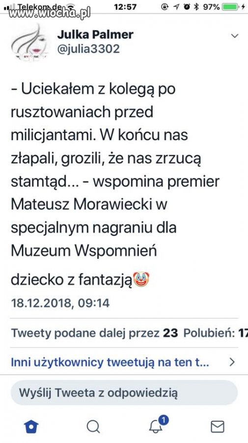 I wtedy się obudził 
