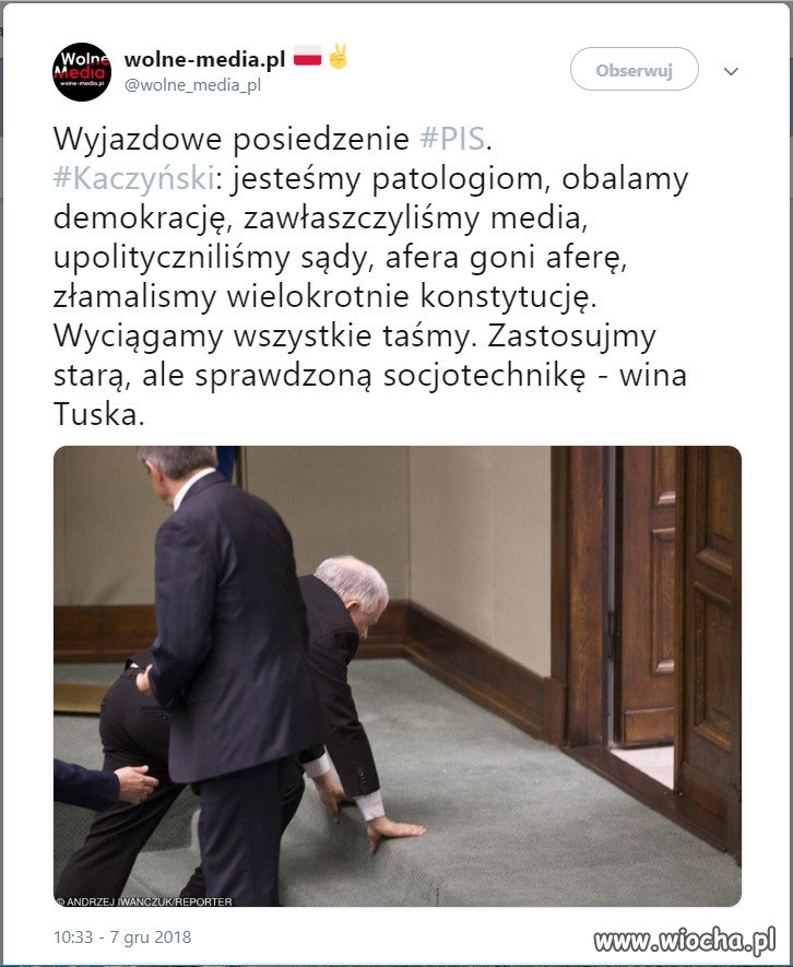 Przez 8 ostatnich lat