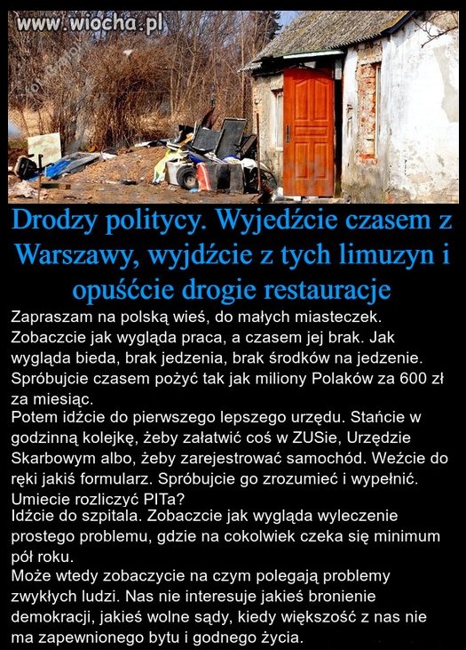 Taaa jak oni znają jedną drogę