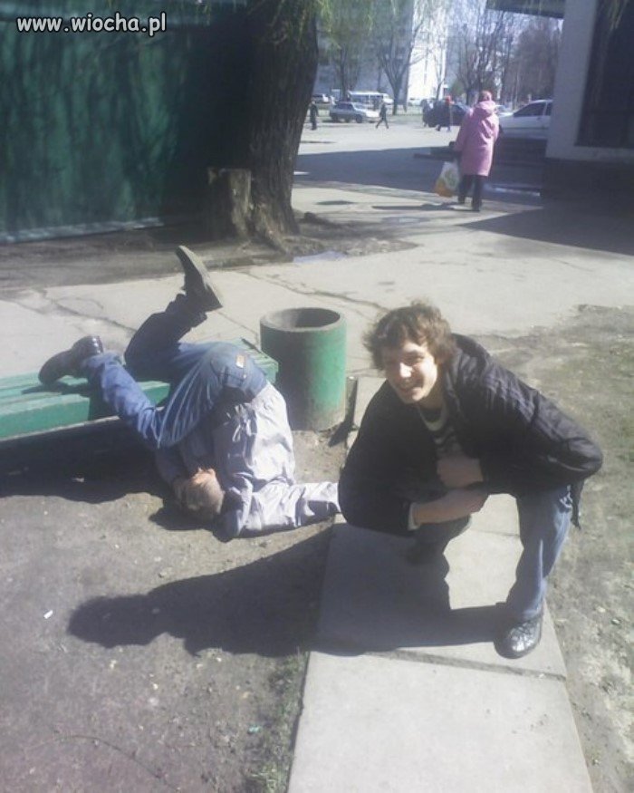 Mistrz parkouru z fanem