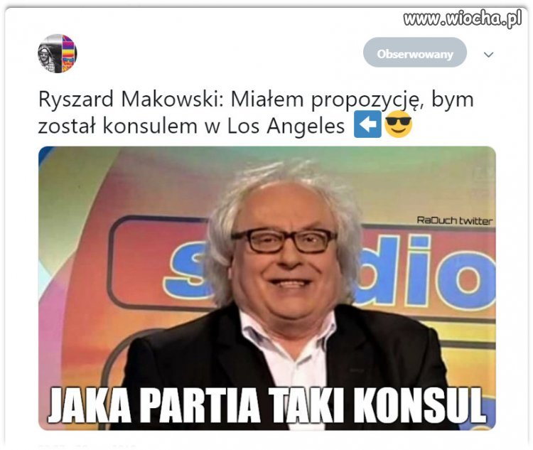 Idealny kandydat na konsula wiochy.