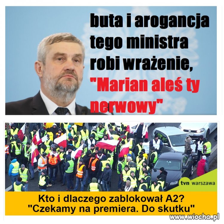 Marian aleś ty nerwowy