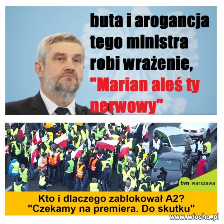 Marian aleś ty nerwowy