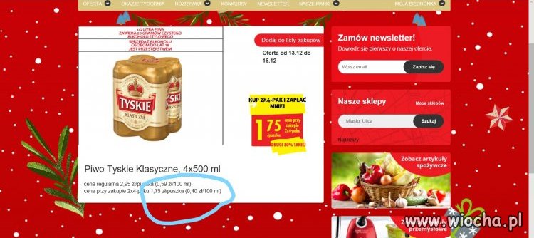Przelicznik biedronki