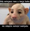 Laska bez makijażu