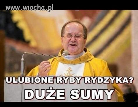 Ulubione ryby Rydzyka 