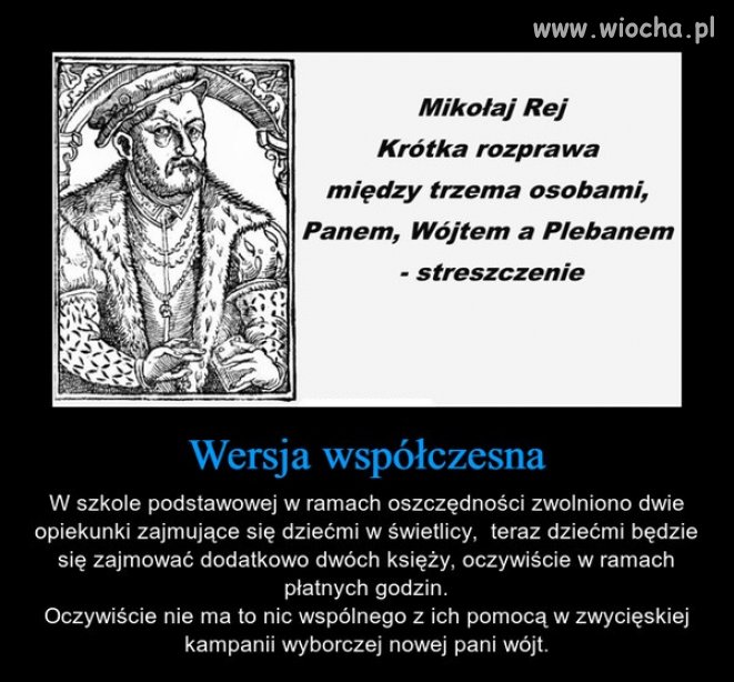 Czasy się zmieniają ale pewne rzeczy zostają ...