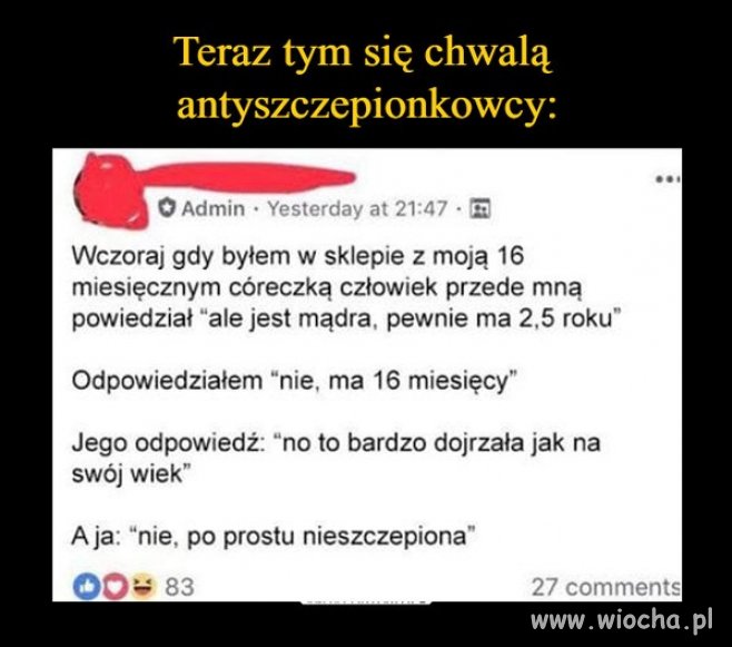 Bardzo dojrzała, jak na swój wiek...