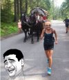 75 letnia Pani Basia biegnie nad Morskie Oko