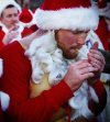 Santa smoking