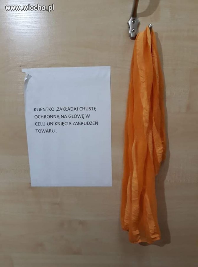 Troska o towar czy klienta?