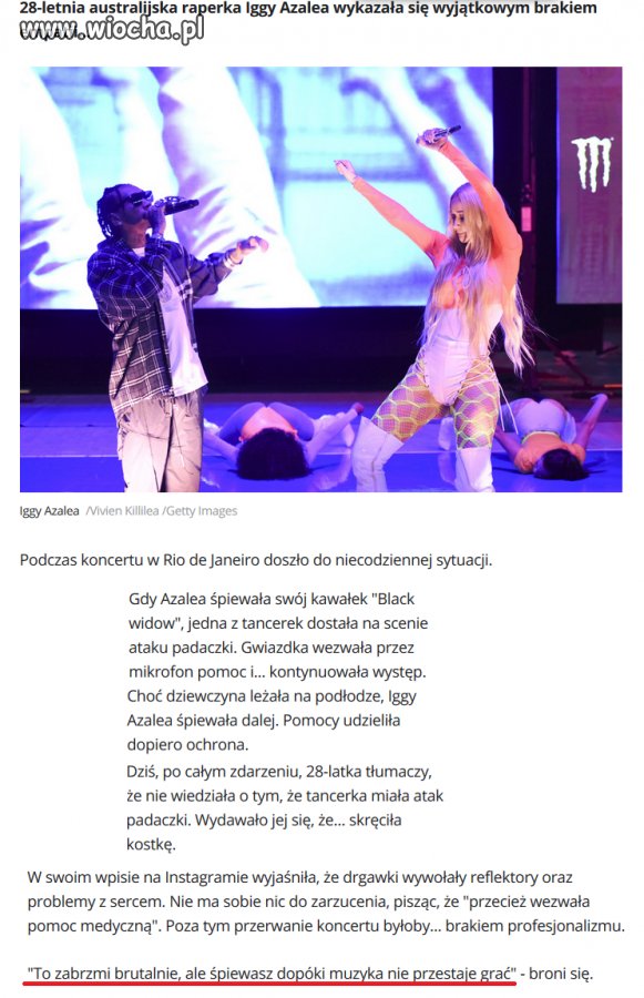 Co tam, że ktoś ma atak padaczki.