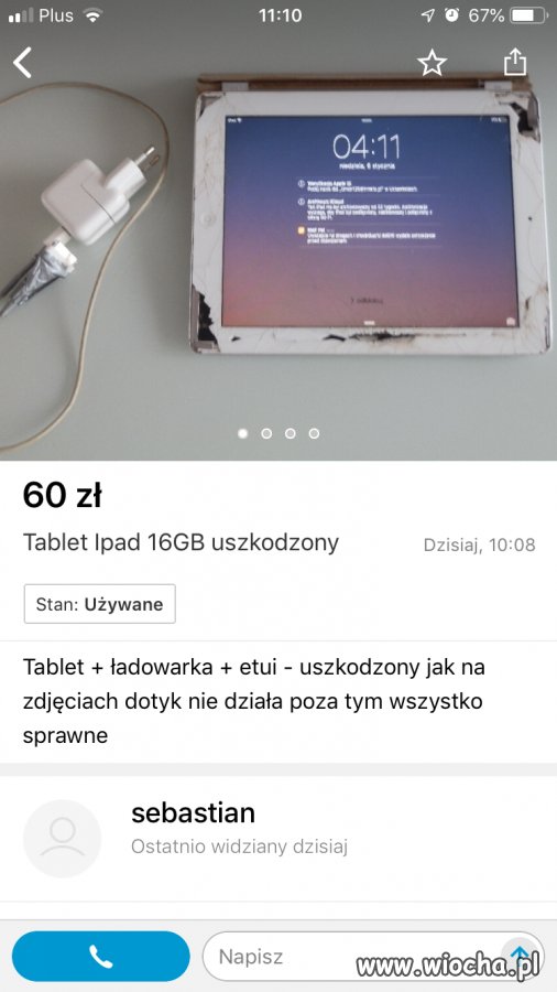 Wszystko działa poza dotykiem