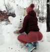 Ty lep bałwanka, a ja popatrzę...