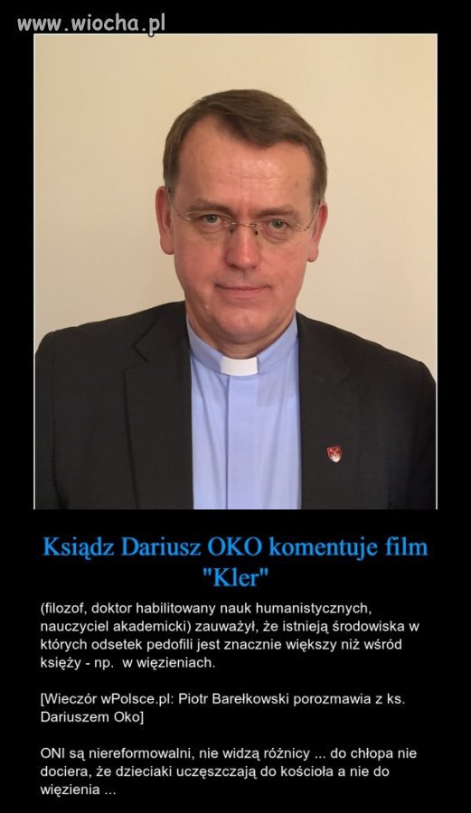 Miło że przyznaje, że dzieciaki na religii...
