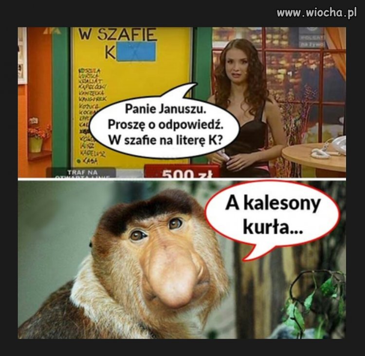 W szafie na "K" 
