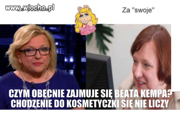 Czy ktoś wie gdzie podziewa się Beata Kempa?