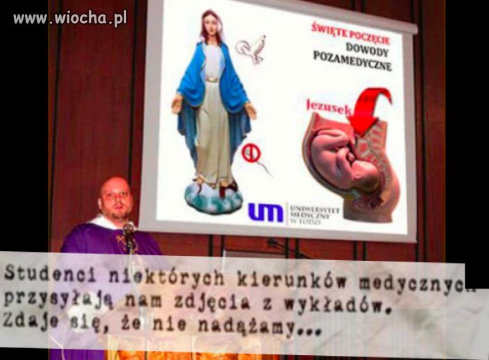 Studenci ślą zdjęcia z wykładów