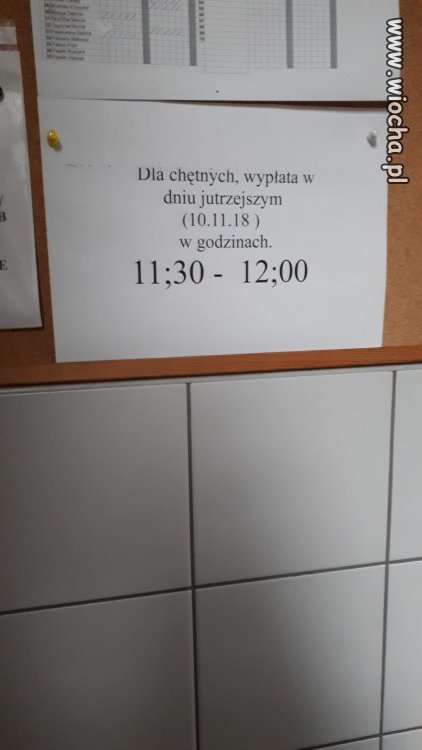 Praca dla przyjemności...