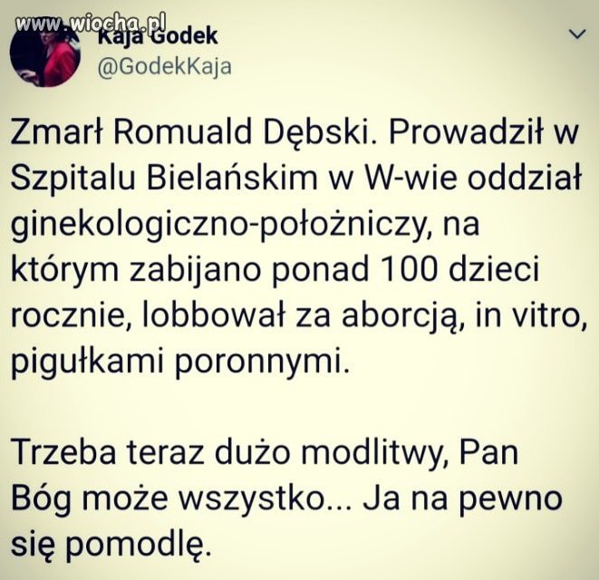 Doktor żyje.