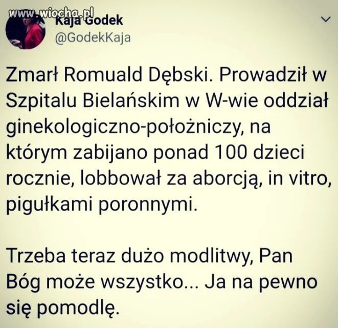 Doktor żyje.