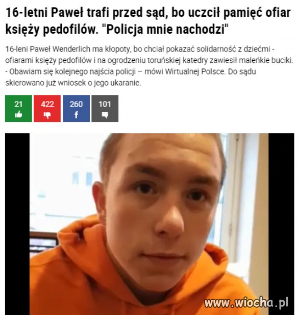 Policja płaszczaka zaczyna chronić pedofilów ? 