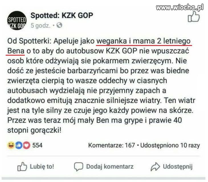 Weganka i wiatry