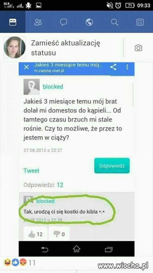 Aktualzacja statusu