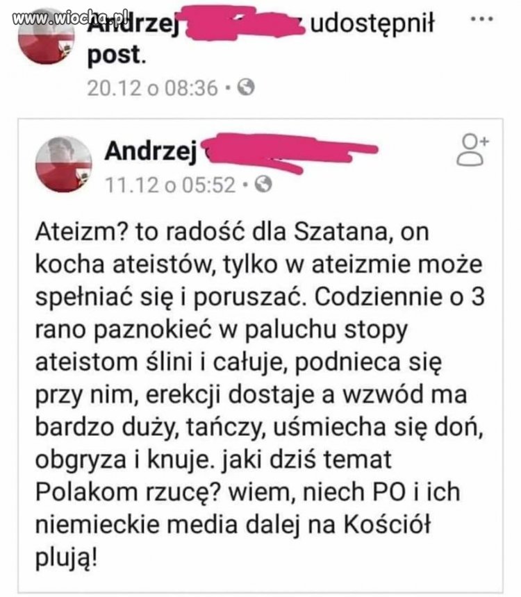 A ja myślałem,że to katolicy