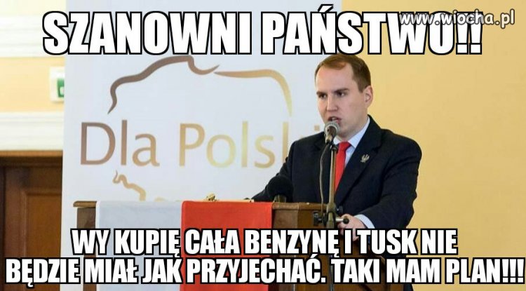 Mam nadzieję że Tusk nie ma Tesli