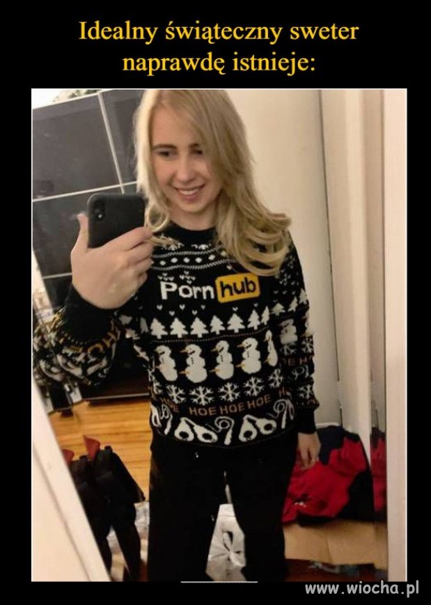Idealny świąteczny sweter