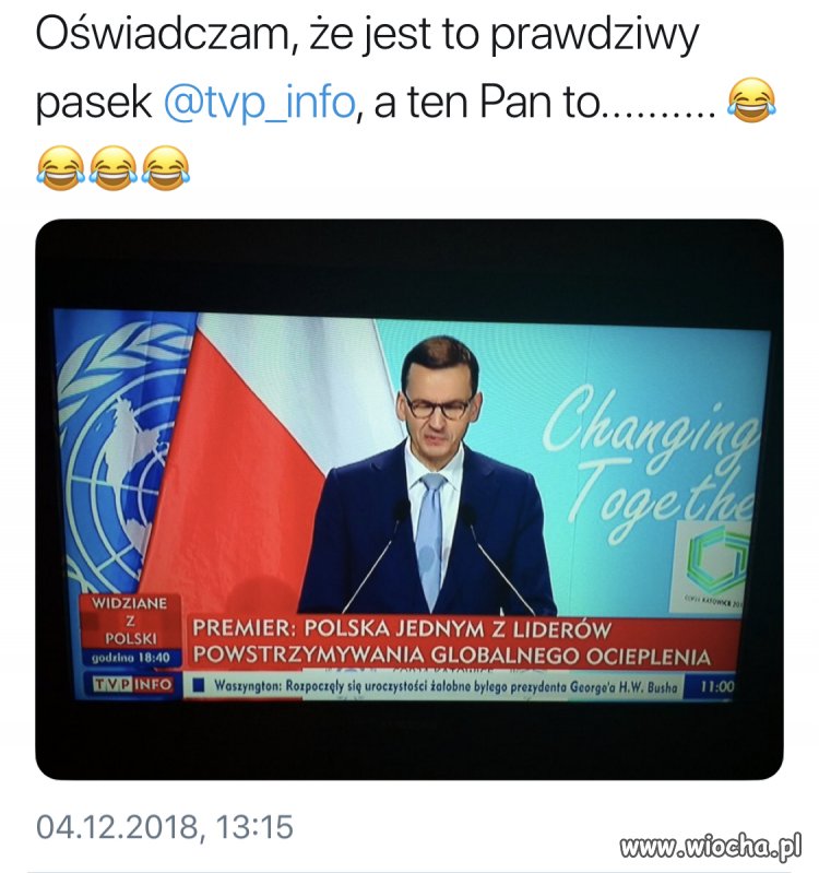 Z cyklu przemowy premiera 